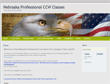 Tablet Screenshot of neb-pro-ccwtraining.com